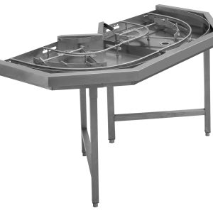 180° machine-moved curve only för unloading för right exit machine | RM - CTS 172